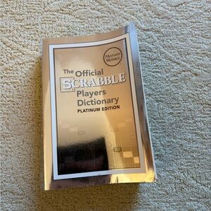 The official scrabble players dictionary platinum edition